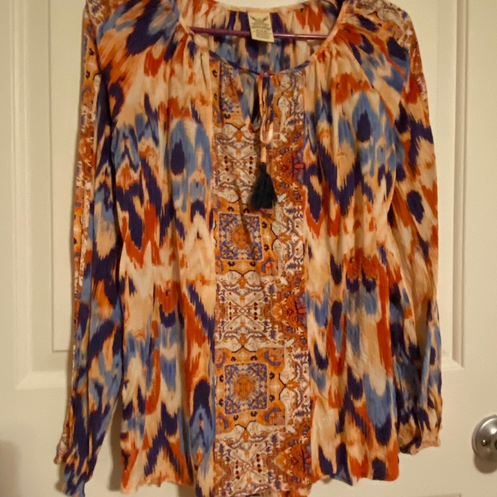 faded glory long sleeve blouse